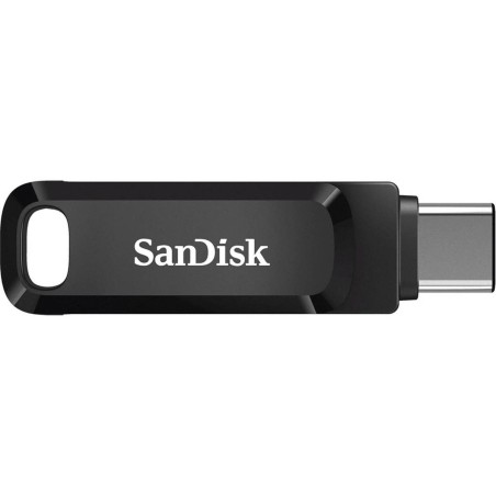 SanDisk Ultra Dual Drive 128GB - Versatile USB Type-A & Type-C | High-Speed Transfer, Stylish Black and Silver Design